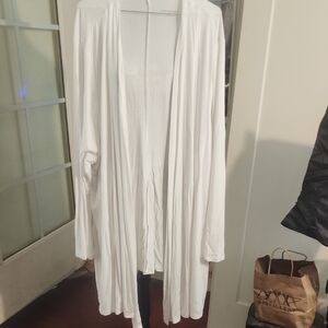 Lane Bryant White Cardigan 30/32